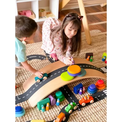 تخته تعادلی چوبی بزرگ بدون زیره کد P/JHTOY901/B