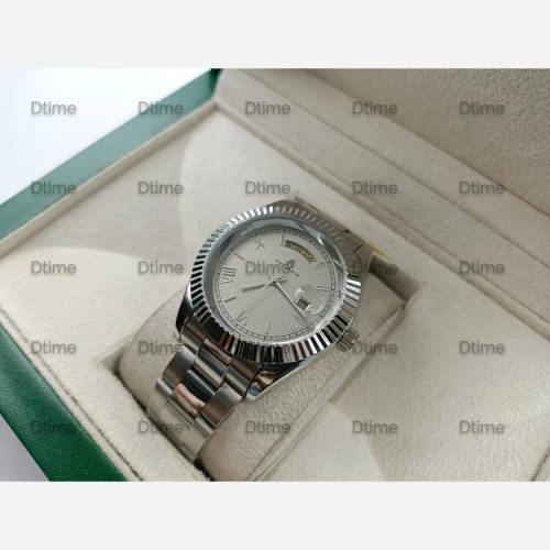 ساعت الکس مارتین استیل صفحه نقره ای دو تقویم تک مردانه