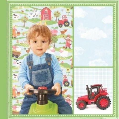 کاغذ دیواری انگلیسی اتاق کودک - تاینی تاتز G45129 tiny tots
