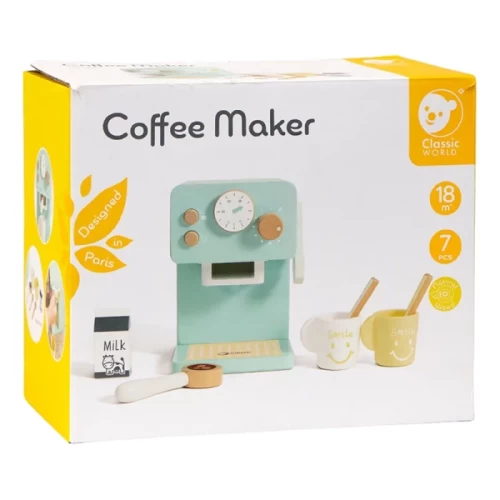 اسباب بازی قهوه ساز چوبی کلاسیک ورلد classic world Coffee Maker کد 50560