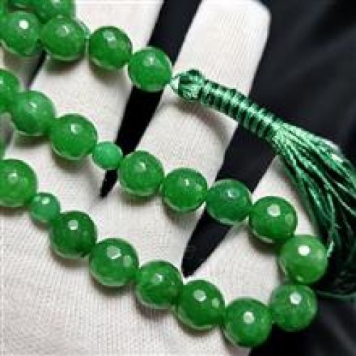 خرید تسبیح 33 دانه سنگ جید معدنی وردسا