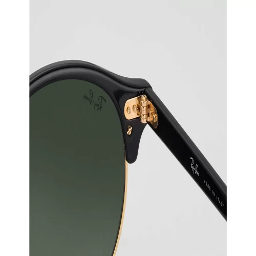 عینک آفتابی RayBan 4246 Clubround Black Green Classic - Image 6