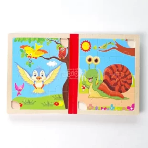 قیمت و خرید پازل کتابی چوبی