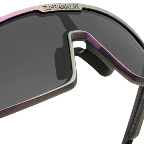 عینک آفتابی دی فرانکلین مدل D.franklin WIND LIMITED EDITION / IRIDISCENT PURPLE - BLACK - Image 6