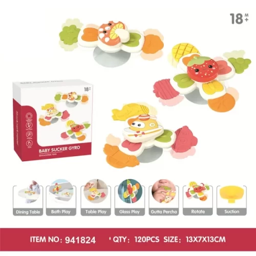 اسپینر چسبونکی و دندانگیر 3 عددی کد YL102222B