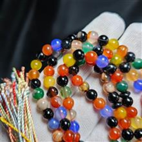 خرید تسبیح 10 دانه ام البنین عقیق معدنی کد وردسا