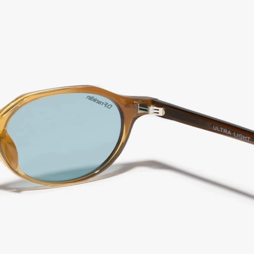 عینک آفتابی دی فرانکلین مدل D.Franklin ULTRA LIGHT S ROUND / TRANS BROWN - TRANS BLUE - Image 6