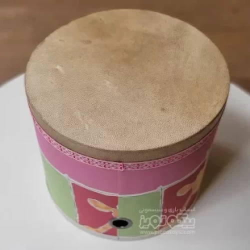 طبلک آموزشی کودک صورتی