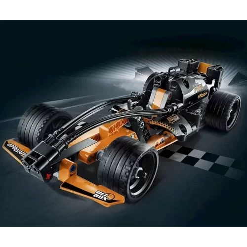 لگو اسباب بازی ماشین 137 تکه مدل فرمول یک رنگ نارنجی کد 3413