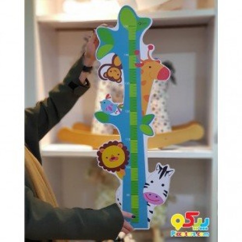 چارت قد چوبی باغ وحش Classic World مدل Zoo Growth chart 4815