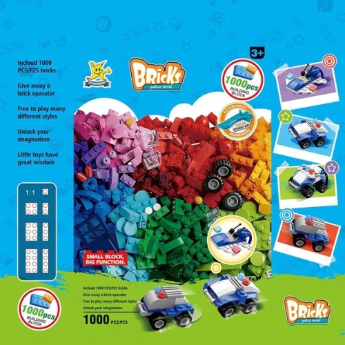 اسباب بازی لگو کلاسیک سری پلیس 1000 تکه کد SM1026