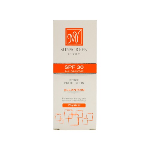 کرم ضد آفتاب فیزیکال SPF30 مای مناسب پوست نرمال و خشک