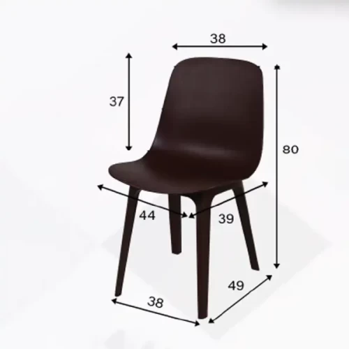 صندلی بزرگسال تیکا رنگ آبی فیروزه ای کد P/CH03/AF