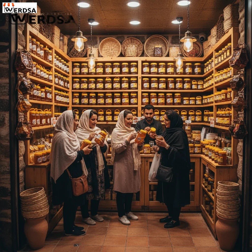 عسل کنار 1 کیلویی خام