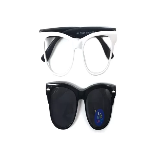 عینک طبی آفتابی بچگانه Black1 - Image 4