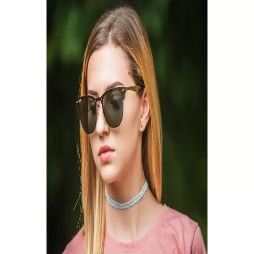 عینک آفتابی RayBan 3576N Blaze Clubmaster Flat Lens Green Classic - Image 8