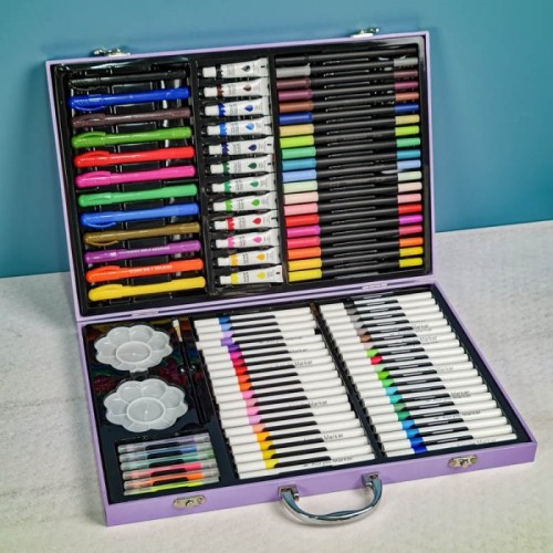 کیف ست نقاشی 113 تکه مدل کرومی کد 6942199