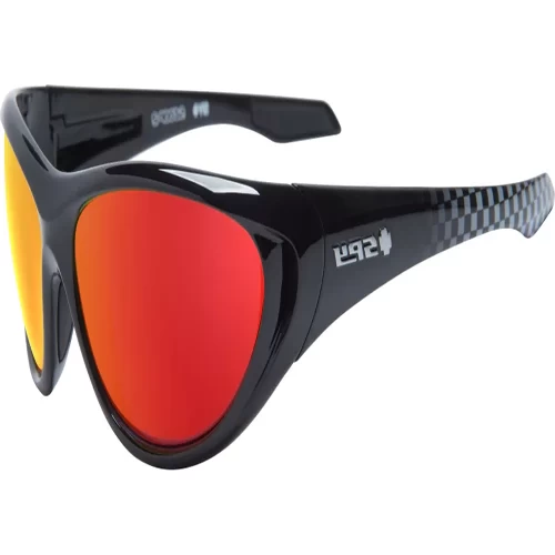 عینک آفتابی اسپای SPY Scoop 2 Black Checkered Fade-HD Plus Rose with Red Spectra Mirror - Image 2