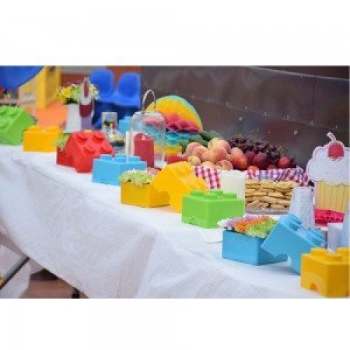 باکس اسباب بازی تک عددی آبی original Storage Brick lego