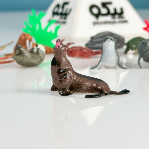 فیگور حیوانات دریایی طرح استوانه ای کد HY4315B