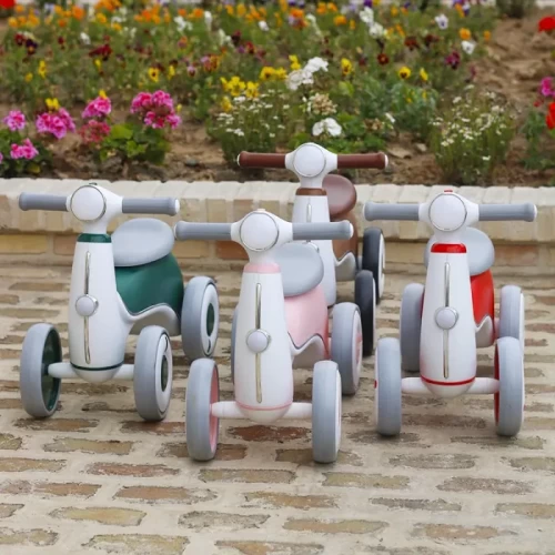 ماشین پایی کودک رنگ قهوه ای کد P/X008/BR