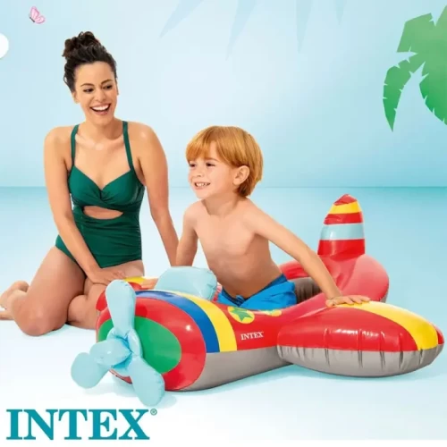 قایق بادی کودک اینتکس intex طرح هواپیما کد P/59380/A