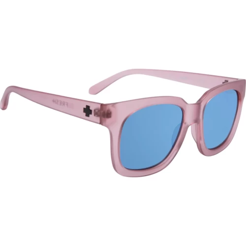 عینک آفتابی اسپای مدل SPY Shandy Matte Trans Blush - Gray with Light Blue Flash Mirror - Image 3