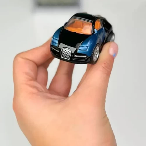 ماشین فلزی عقب کش رنگ مشکی آبی کد P/836H023/D
