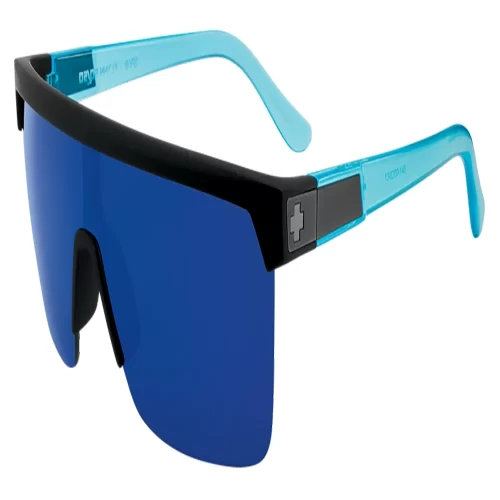 عینک آفتابی اسپای SPY Flynn 5050 Soft Matte Black Translucent Blue - Image 2