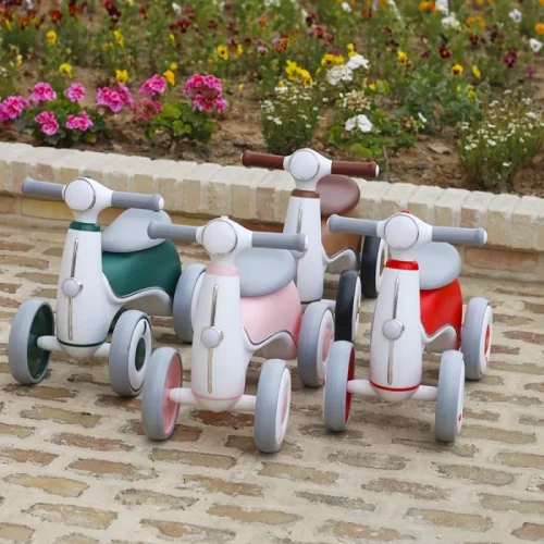 ماشین پایی کودک رنگ قهوه ای کد P/X008/BR