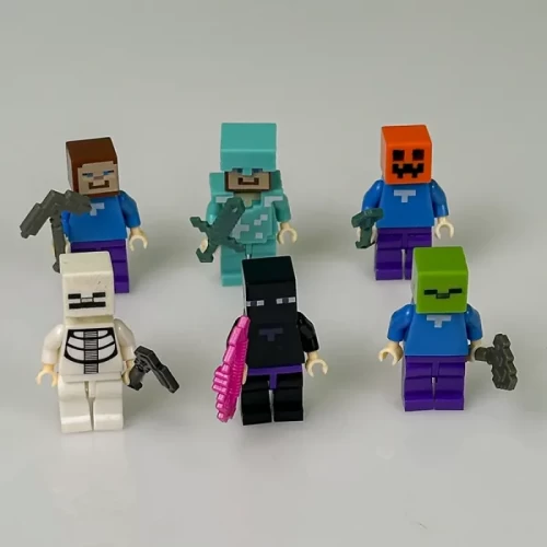 مینی فیگور 6 عددی ماینکرفت MINECRAFT کد 22617