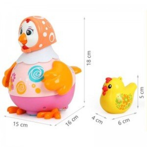 مرغ قرمز موزیکال huile toys 6102