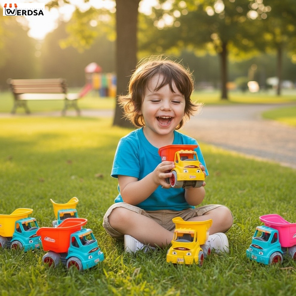 اسباب بازی ماشین کمپرسی با خاکبردار هالیمو