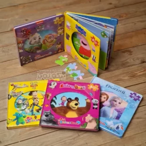 کتاب داستان پازلی فروزن puzzle book frozen کد 49281