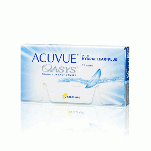 لنز طبی ماهانه اکیو وی اویسس Acuvue Oasys HydraClear Plus - Image 2