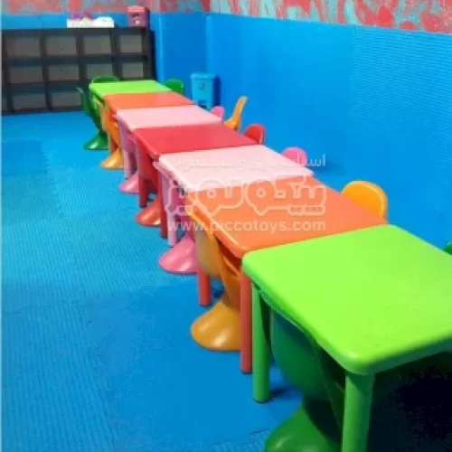 خرید میز کودک مربع