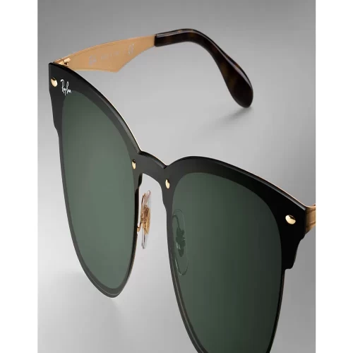 عینک آفتابی RayBan 3576N Blaze Clubmaster Flat Lens Green Classic - Image 6
