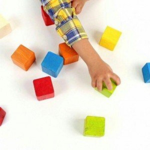 آجرک نونهال رنگی چوبی مدل 8560