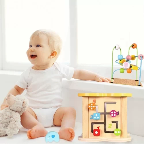 اسباب بازی مکعب هوش چوبی کد 4400940