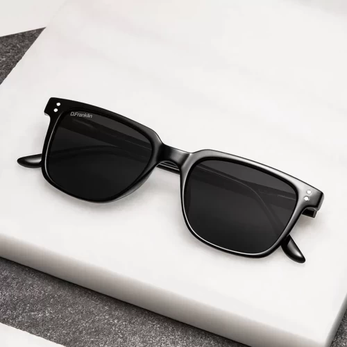 عینک آفتابی دی فرانکلین مدل D.franklin Ultra Light SQ Low Black / Black - Image 4