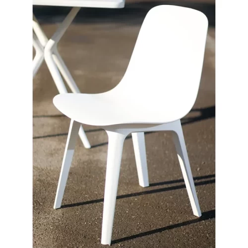 میز بزرگسال مربع تیکا رنگ سفید P/TF03/WH
