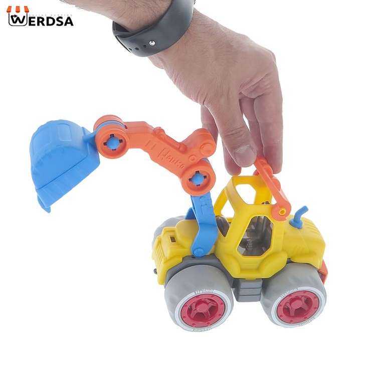 ست راه سازی هالیمو (لودر - پیکور - بیل -غلطک) 30 عدد جعبه