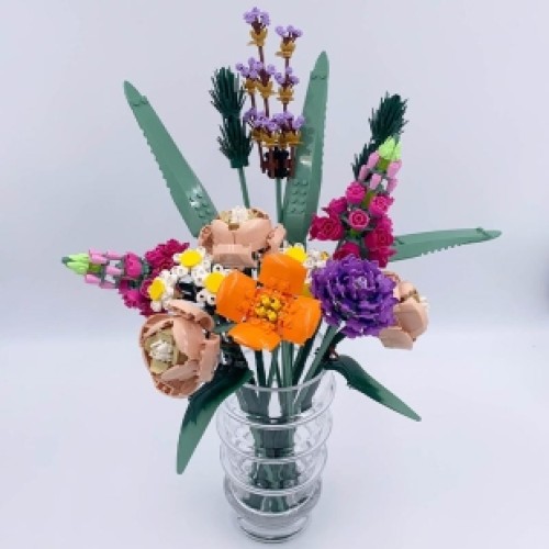 لگو دسته گل lego flower bouquet