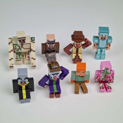 اکشن فیگور 8 عددی ماینکرفت با سلاح MINECRAFT کد P/19745/C