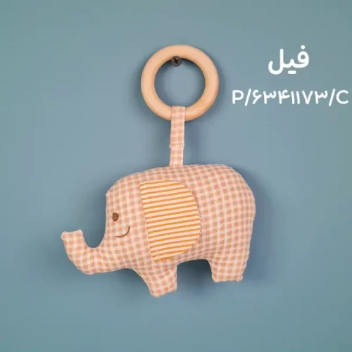 آویز تخت و کریر پارچه ای طرح حیوانات کد 6341173