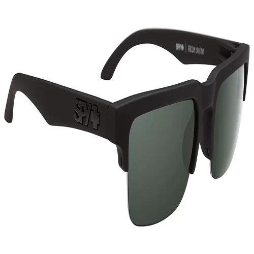 عینک آفتابی اسپای مدل SPY Helm 5050 Soft Matte Black - HD Plus Gray Green Polar - Image 4