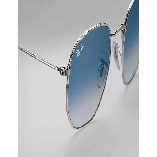 عینک آفتابی RayBan 3548NM Scuderia Ferrari Silver Light Blue Gradient - Image 4