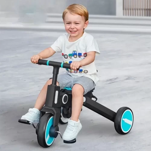 سه چرخه کودک سایبان دار رنگ تیفانی کد SL168