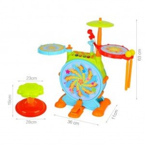 ابعاد ست جاز کودک Huile Toys مدل 666