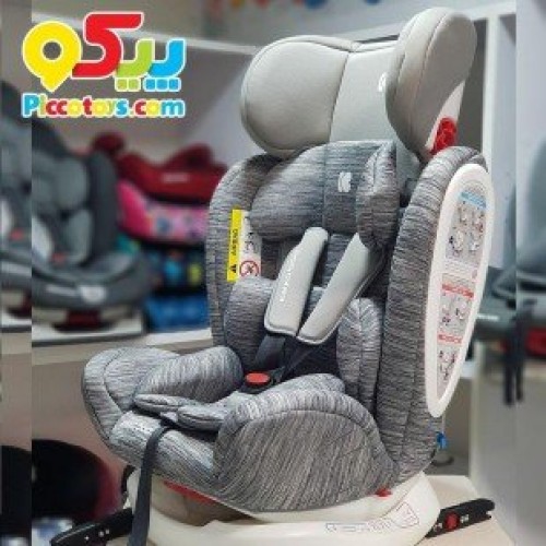 صندلی ماشین کودک KIKKA BOO مدل 4Fix Light Grey